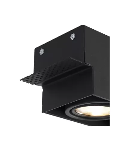 Trimless 3xqr111 g53 recessed frame grey//black